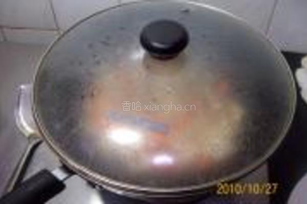 绿芥蓝蘑菇鸡丁的做法图解14