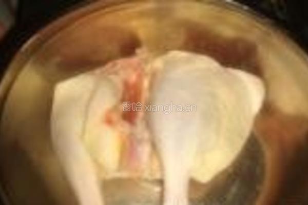 莲藕山药煲鸭汤的做法图解1