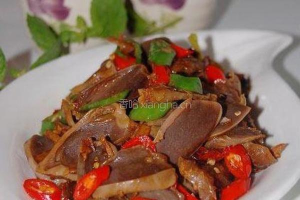 五香杭椒鸭胗