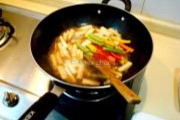 老醋炒菌菇配酸黄瓜生菜的做法图解11
