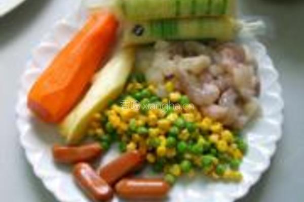 什锦鲜贝豆腐的做法图解1