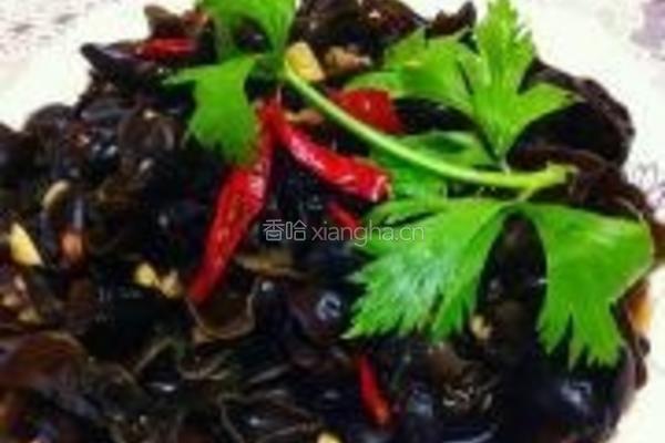 凉拌黑木耳的做法图解4