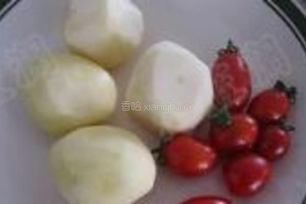 凉拌时蔬土豆沙拉的做法图解2