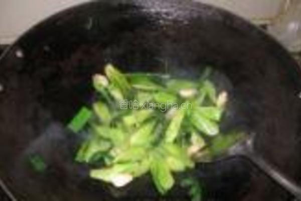 莴苣炒老腊肉的做法图解6