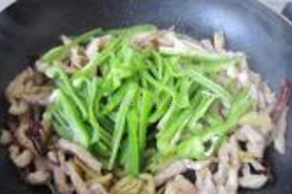 榨菜青椒肉丝的做法图解11