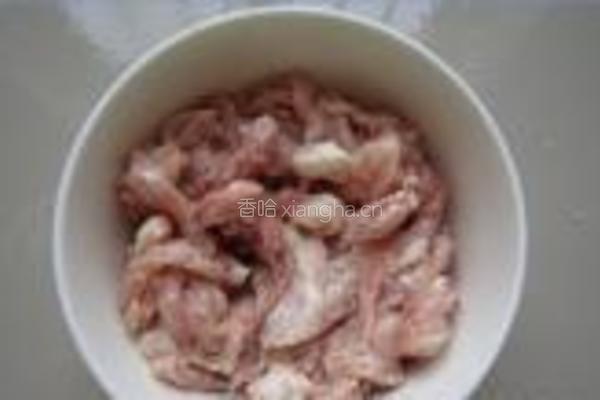 榨菜青椒肉丝的做法图解4