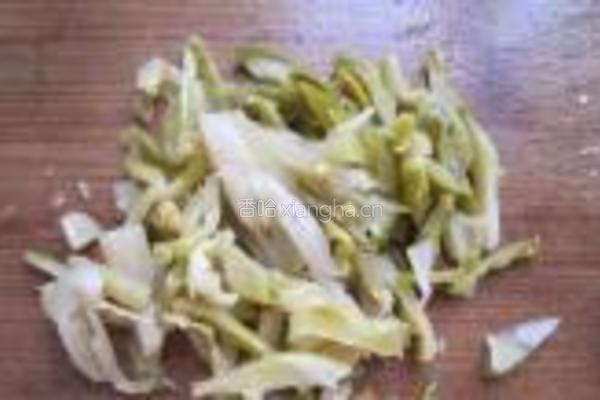 榨菜青椒肉丝的做法图解6