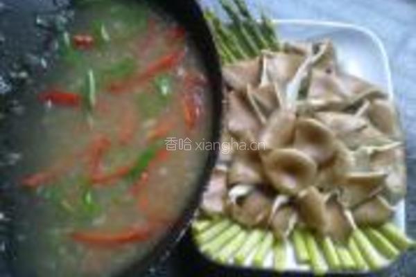 清蒸芦笋猪肚菇的做法图解15