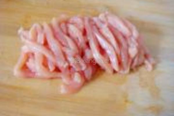 干炸鸡丝的做法图解2