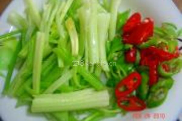 泡椒香芹烧魔芋的做法图解6