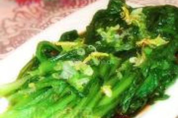 豉汁油麦菜的做法图解8