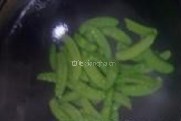 杏仁荷兰豆的做法图解2