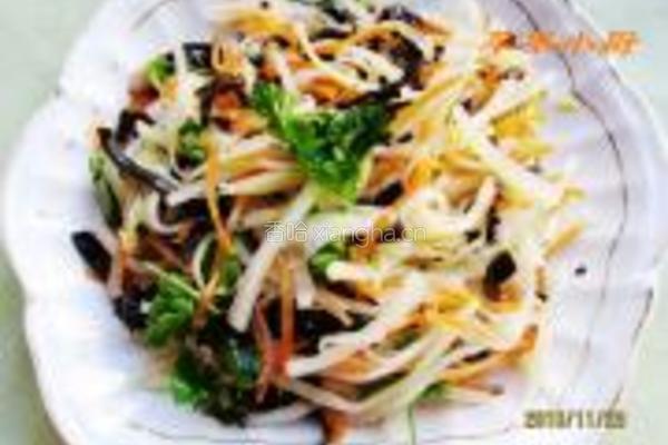 椒香菜丝的做法图解8
