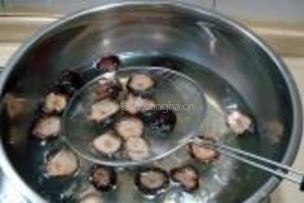 蚝油香菇扒菜心的做法图解5