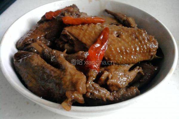 卤鸡三样