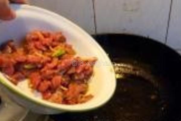 烧烤味羊肉片的做法图解7
