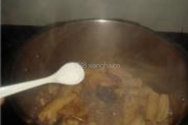 豆笋烧鸭子的做法图解26