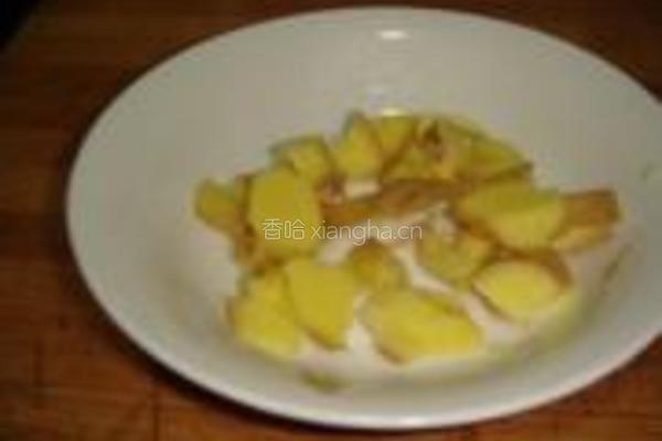 豆笋烧鸭子的做法图解4