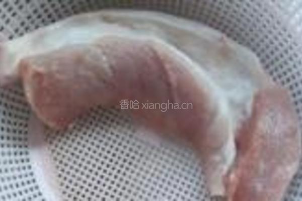 榨菜冬笋炒肉片的做法图解3