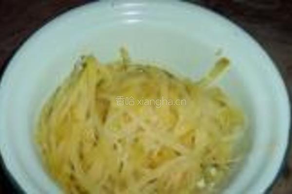 肉丝炒榨菜的做法图解2