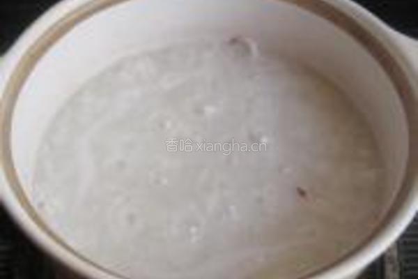 木槿花糯米粥的做法图解2