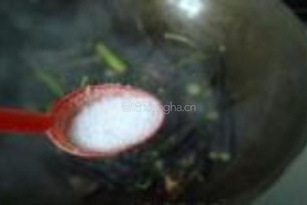 腊肉炒红菜苔的做法图解6