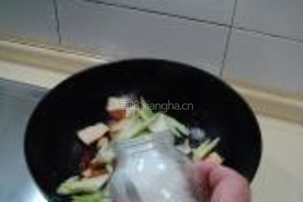 香干炒西芹的做法图解7