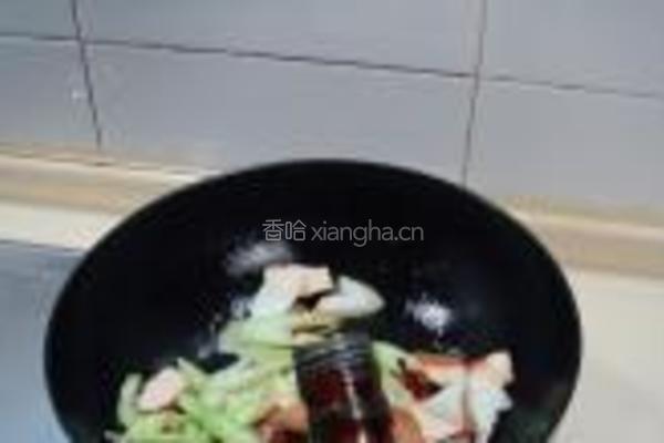 香干炒西芹的做法图解5
