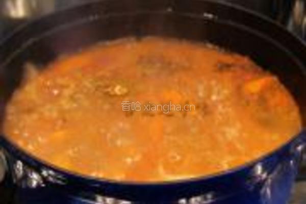 红萝卜焖牛小腿肉的做法图解16