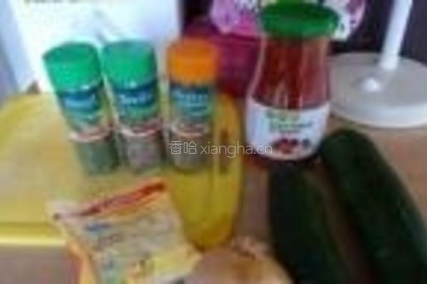 茄汁焗西葫芦的做法图解1
