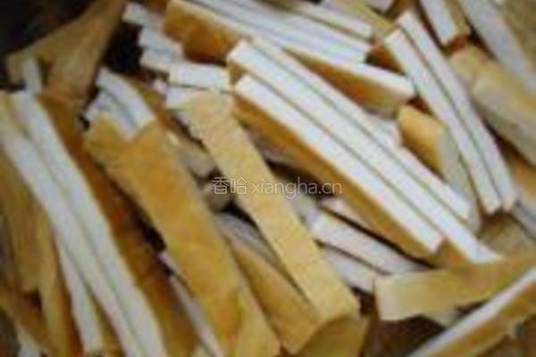 香芹香干炒五花肉的做法图解4