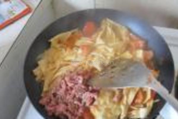 番茄烧腐竹的做法图解10