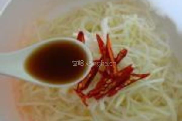爽口苤蓝的做法图解5