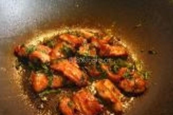 紫苏猪颈肉炒南瓜的做法图解4
