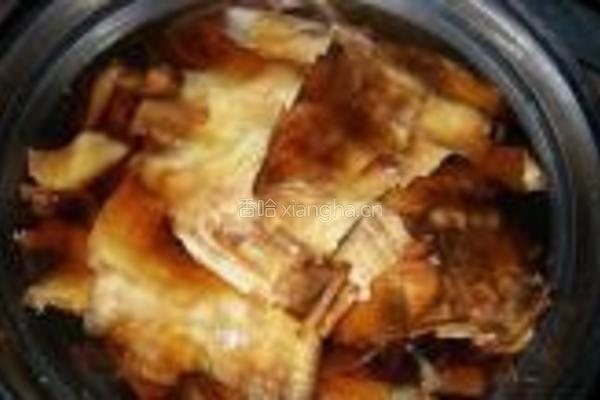 笋干焖鸭的做法图解2