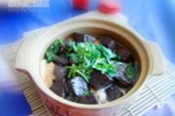 羊血豆腐煲的做法图解10