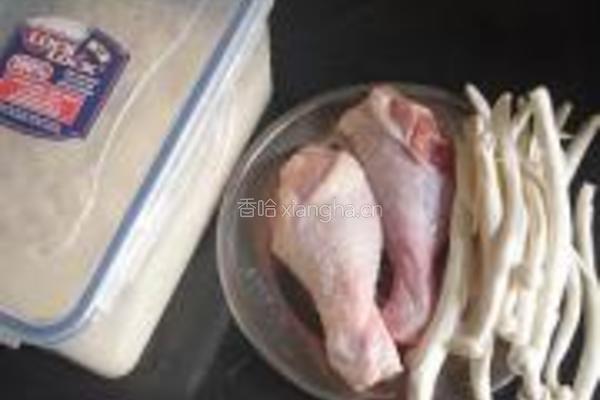 私房菜酒酿鸡肉卷的做法图解1