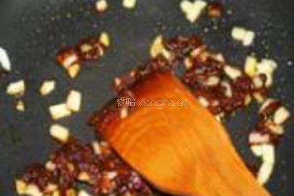 酱爆火腿鲍菇的做法图解5