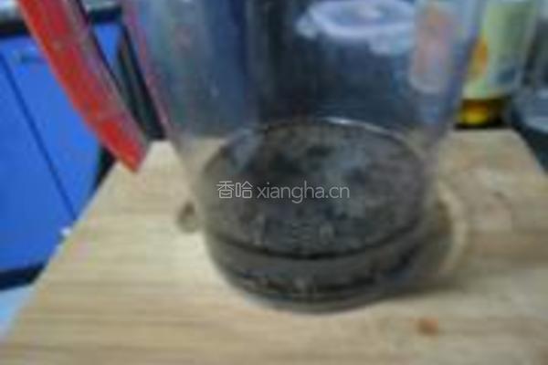 黑米黑芝麻米糊的做法图解3
