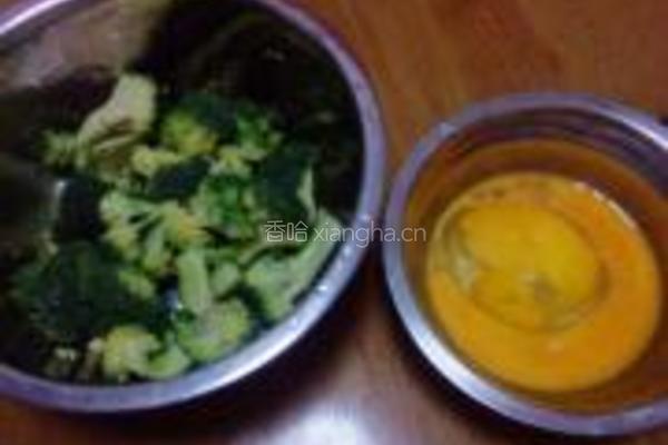 蛋香番茄西兰花的做法图解2