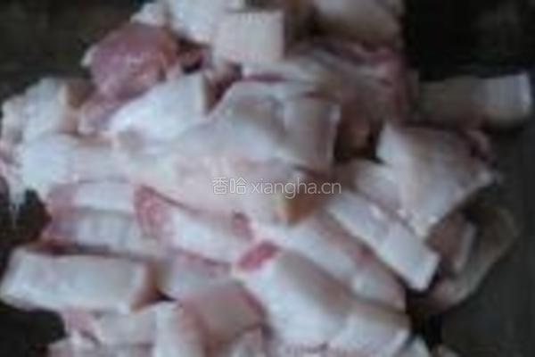 鱿鱼烧五花肉的做法图解3