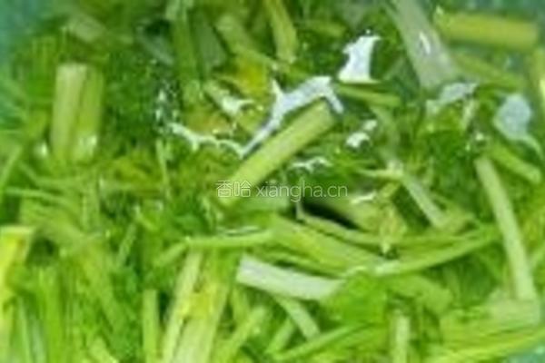 芹菜香干肉丝的做法图解4