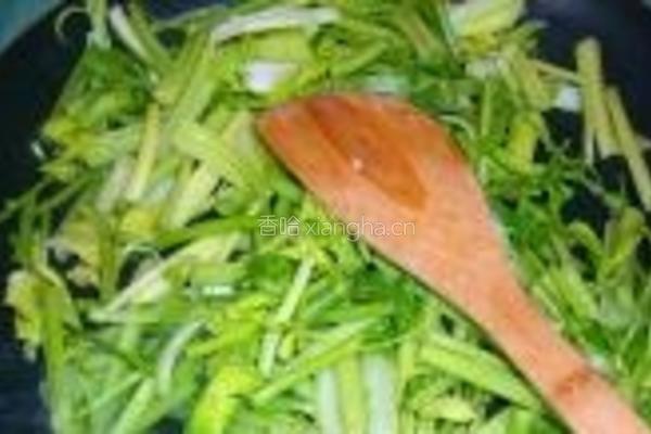 芹菜香干肉丝的做法图解6