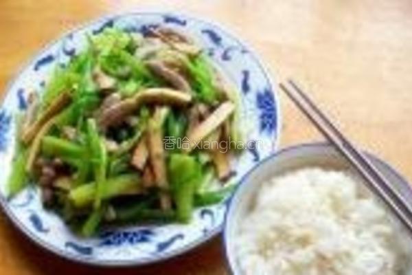 芹菜香干肉丝的做法图解8