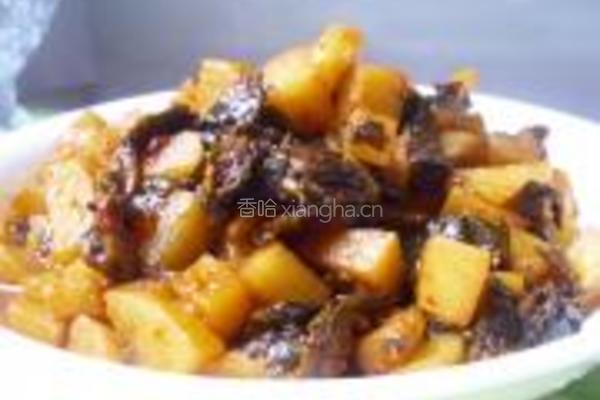 苏子叶泡菜烧土豆的做法图解9