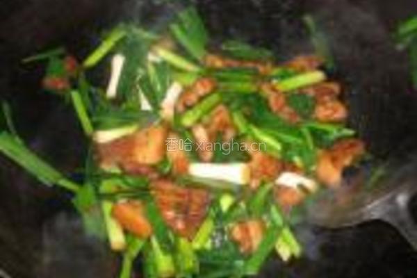 蒜苗红烧肉的做法图解7