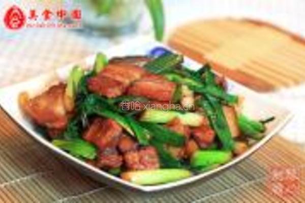 蒜苗红烧肉的做法图解8