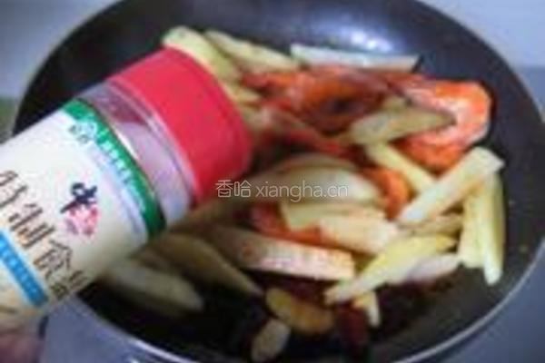 芝香土豆虾的做法图解9