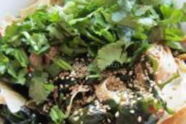拌螺旋藻豆腐皮的做法图解4