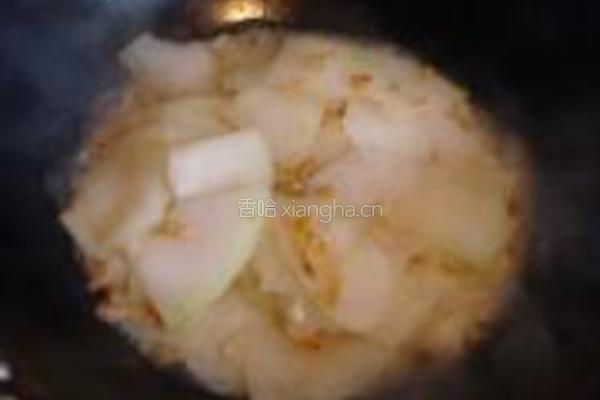 虾米炒冬瓜的做法图解5